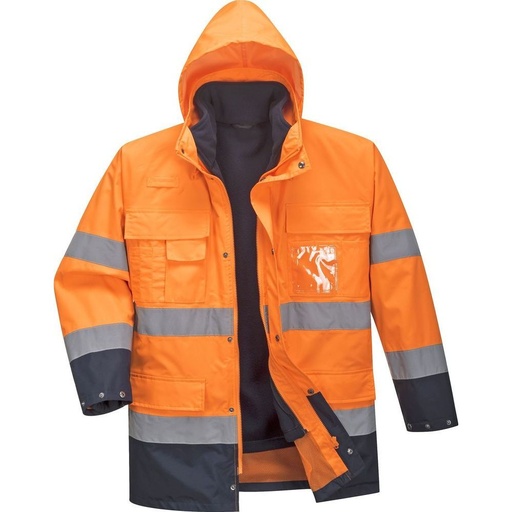 [S162] S162 Xhaketë Shiu Hi-Vis 3-në-1, Dyngjyrshe
