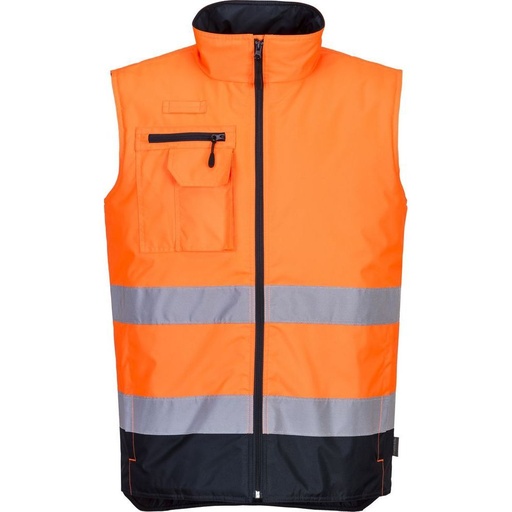 [S267] S267 Hi-Vis 2-Tone Bodywarmer