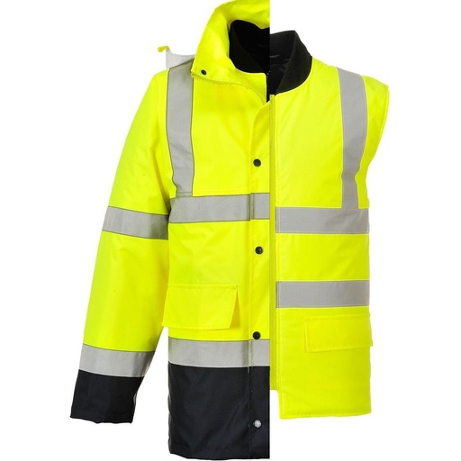 [S471] S471 4-in-1 Hi-Vis Contrast Traffic Jacket