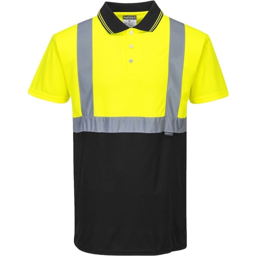[S479] S479 Hi-Vis Contrast Polo Shirt S/S