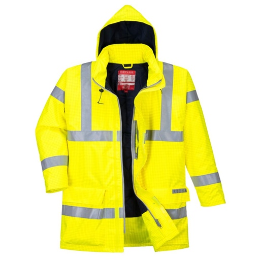 [S778] S778 Bizflame Rain Hi-Vis Breathable Antistatic FR Jacket