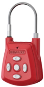 [SP03L] SP03L 3/38mm Smart Code Button Padlock Steel Cable