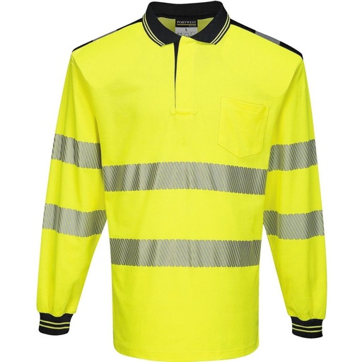[T184] T184 PW3 Hi-Vis Polo Shirt L/S