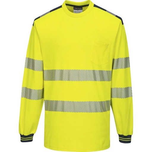 [T185] T185 PW3 Hi-Vis Cotton Comfort T-Shirt L/S