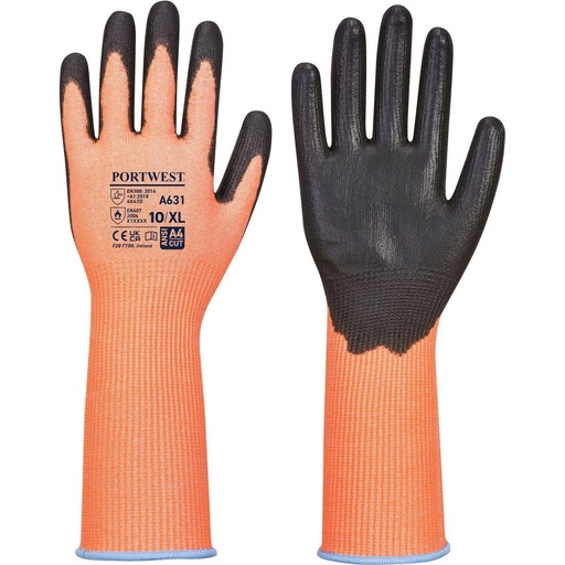 [A631] A631 Vis-Tex Cut Glove Long Cuff, Cut (D)