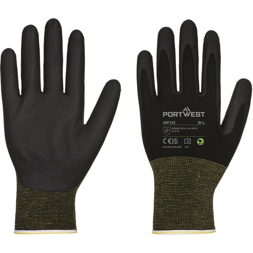 [AP10] AP10 NPR15 Foam Nitrile Bamboo Eco Glove (Pk12)