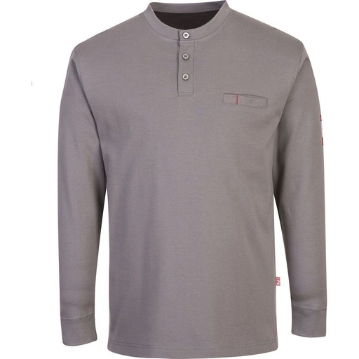 [FR32] FR32 Bizﬂame Knit FR Anti-Static Henley