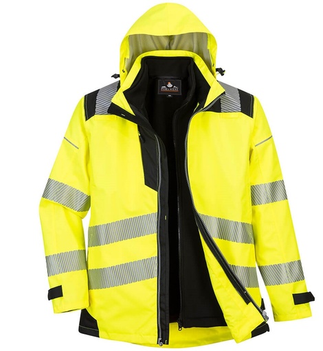 [PW365] PW365 PW3 Hi-Vis 5-in-1 Winter Breathable Jacket
