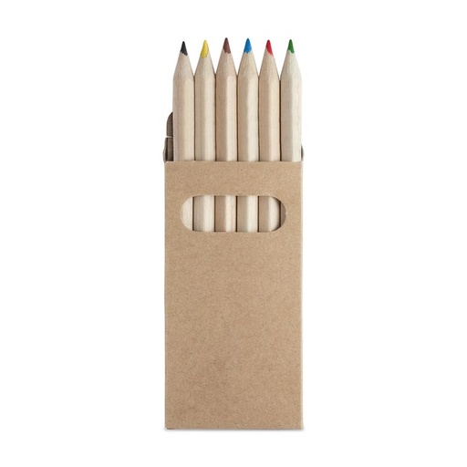 [HW8001S229] HW8001 AMAZONIA Set of 6 wooden pencils