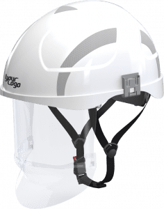 [F111.] SECRA-1 Electrically Insulating Safety Helmet With Integrated  Face Shield