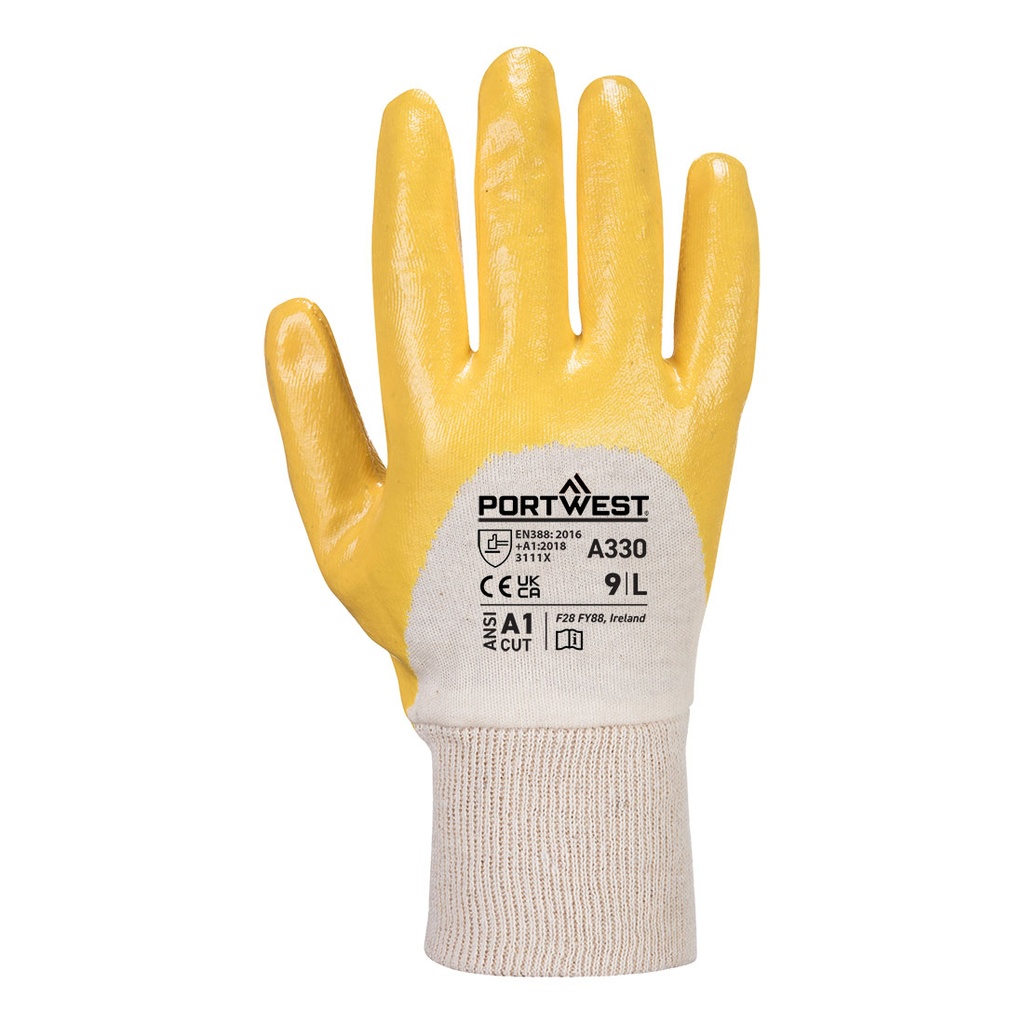 A330 Nitrile Light Knitwrist Glove