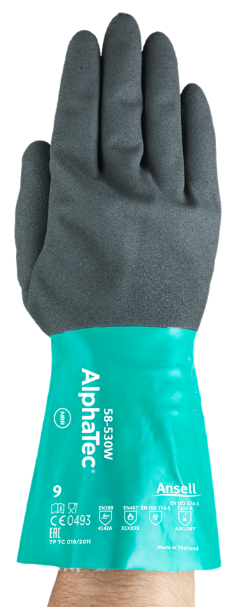 58-530W ALPHATEC Chemical Gloves