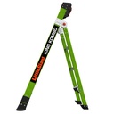 KING KOMBO Industrial, 170 kg Rated, Fiberglass Electrical Insulated 3-in-1 All-Access Combination Ladder with Rotating Wall Pad, V-Rung Corner Pad, GROUND CUE, and Heavy-Duty Feet