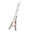 CONQUEST 2.0 EN 131 - 150 kg Rated, Aluminum Articulated Extendable Ladder with ALL-TERRAIN Outriggers