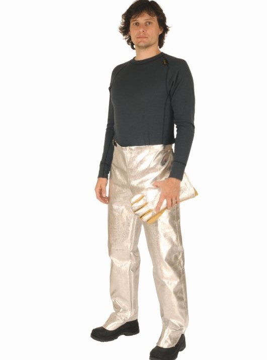HR4 BARA Aluminized Viscose Trouser (without seat part) for protection against radiant heat and molten metal splash