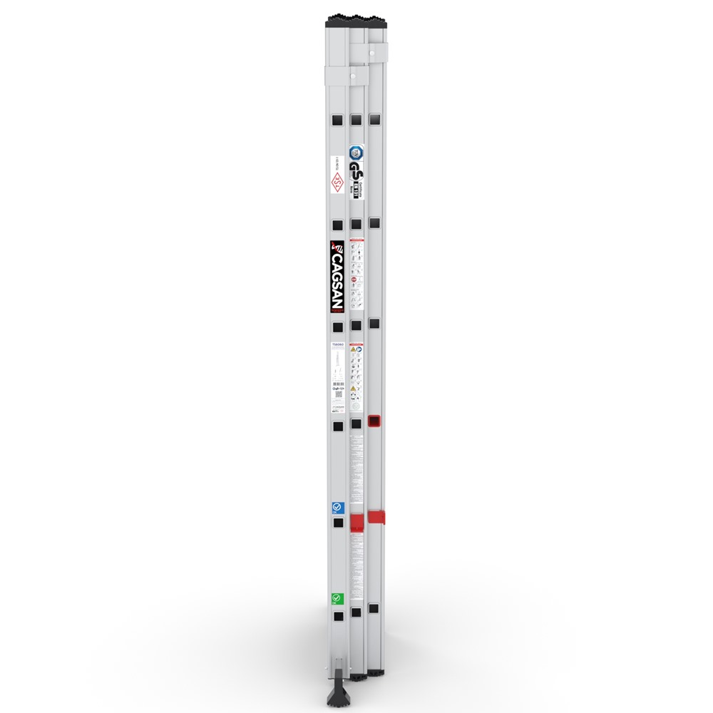 TRIO EN 131 - 150 kg Rated, Aluminum Triple Part Extension Ladders