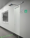 Emergency Shower, ISTEC Type ES, Overdoor Model, Pull Rod Fixing