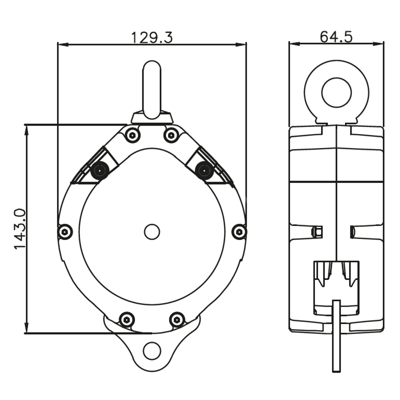 FA 20 800 00 - Ratchet Pulley (without rope) TYROLL