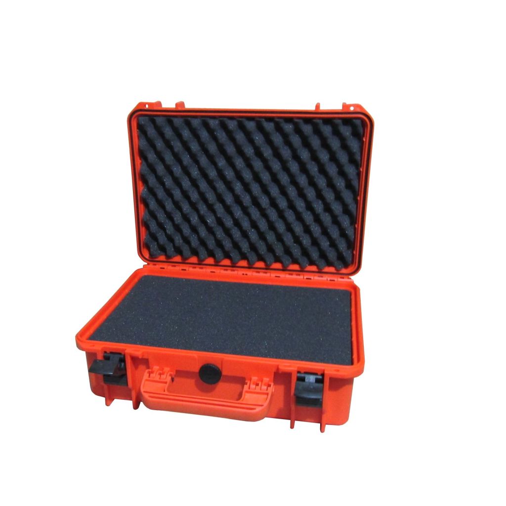 02.02.0132 First Aid Box plastic &quot;Pharma Waterproof Medi Box&quot; orange (Empty)