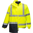 S766 Hi-Vis 5-in-1 Contrast Essential Winter Jacket