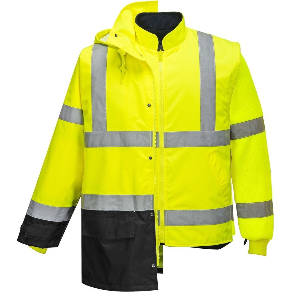 S768 Hi-Vis Contrast Executive 5-in-1 Jacket