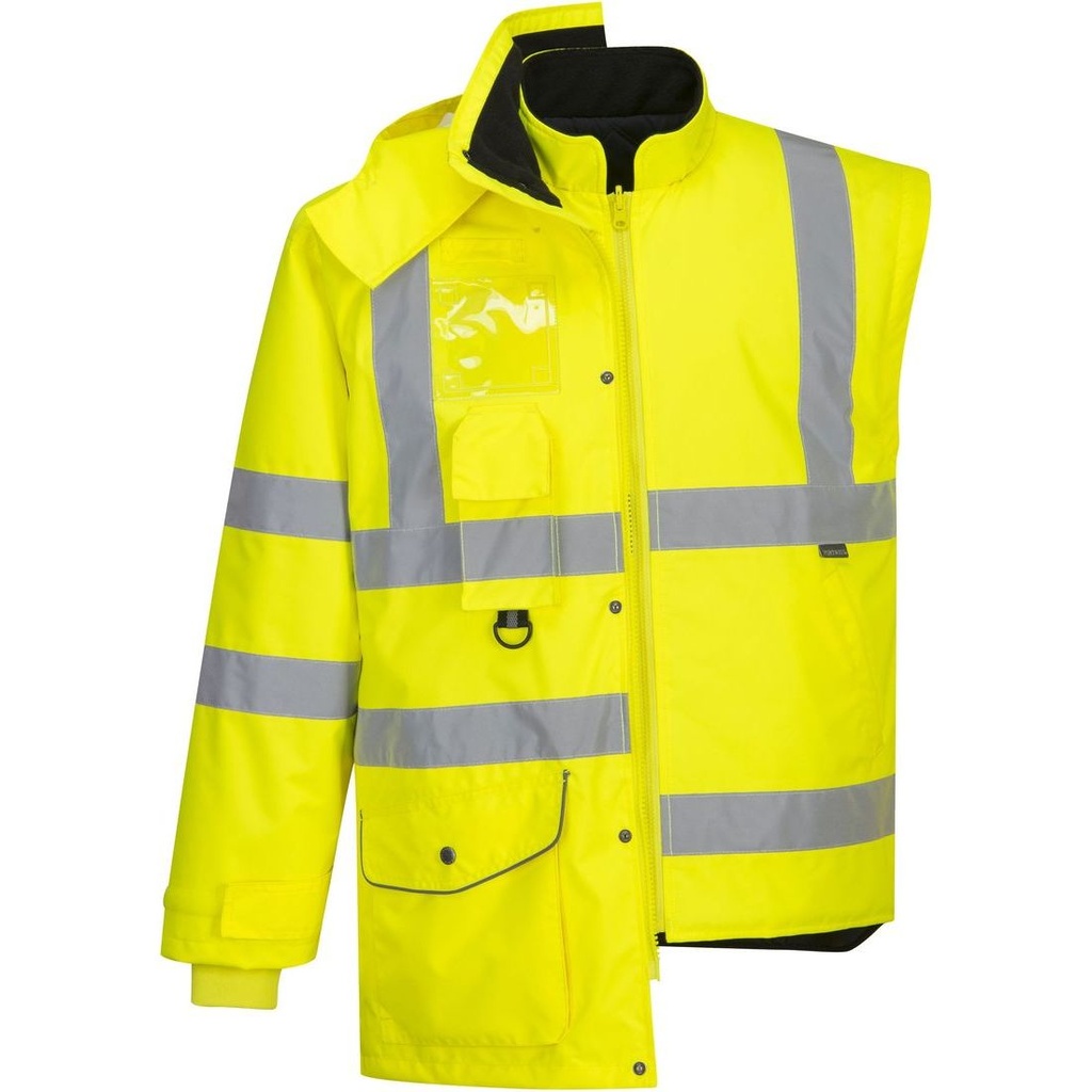 S427 7-in-1 Hi-Vis Traffic Jacket