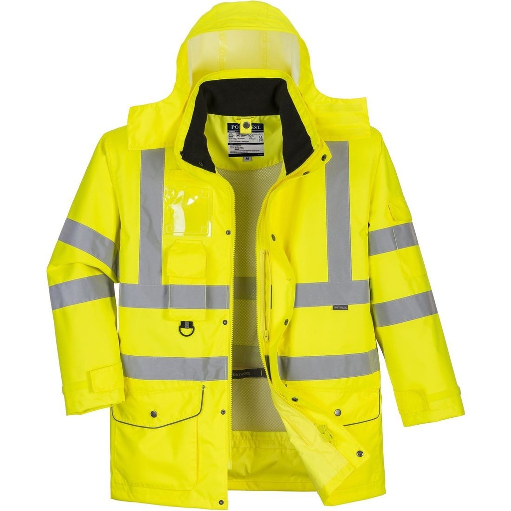 S427 7-in-1 Hi-Vis Traffic Jacket