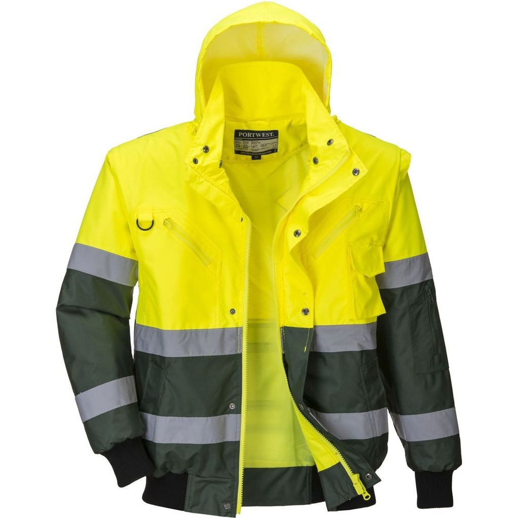 C565 3-in-1 X Hi-Vis Bomber Jacket