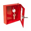 Breakable Emergency Key Box with Attached Hammer
