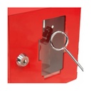 Breakable Emergency Key Box with Attached Hammer