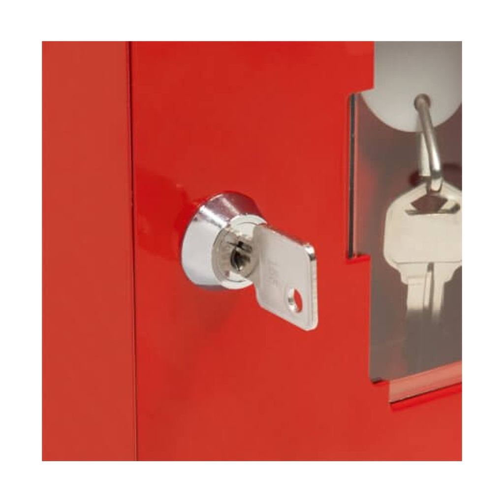 Breakable Emergency Key Box with Attached Hammer