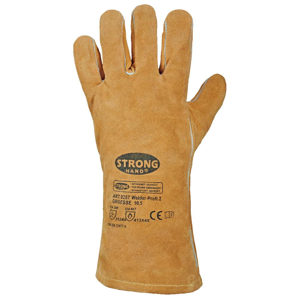 WELDER-PROFI 2 Welders Gauntlet, Kevlar Stiching