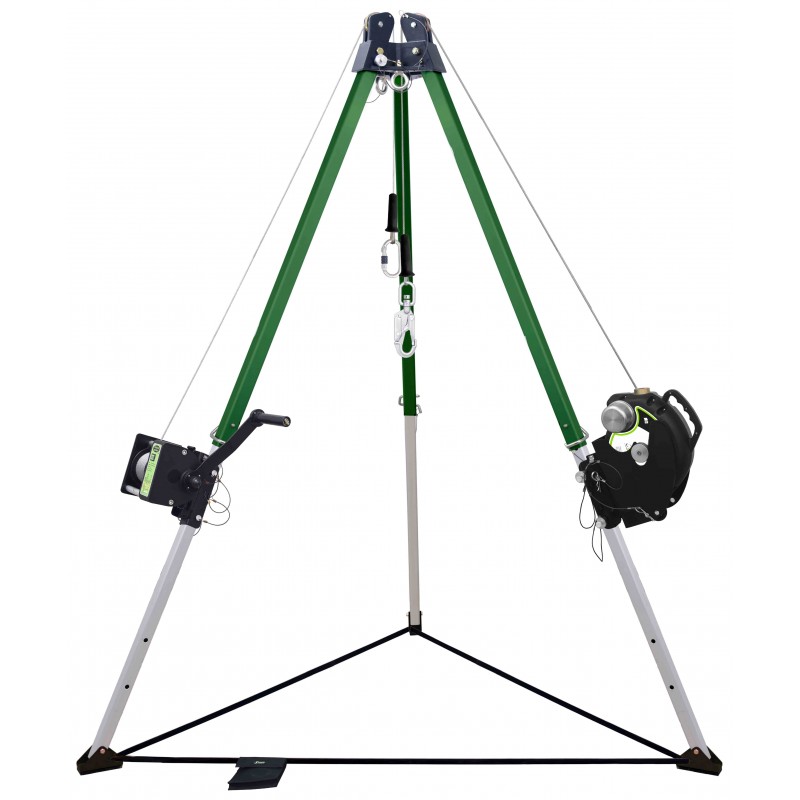 FA6010100 ATEX Tripod 7 ft. with double head mounted pulleys