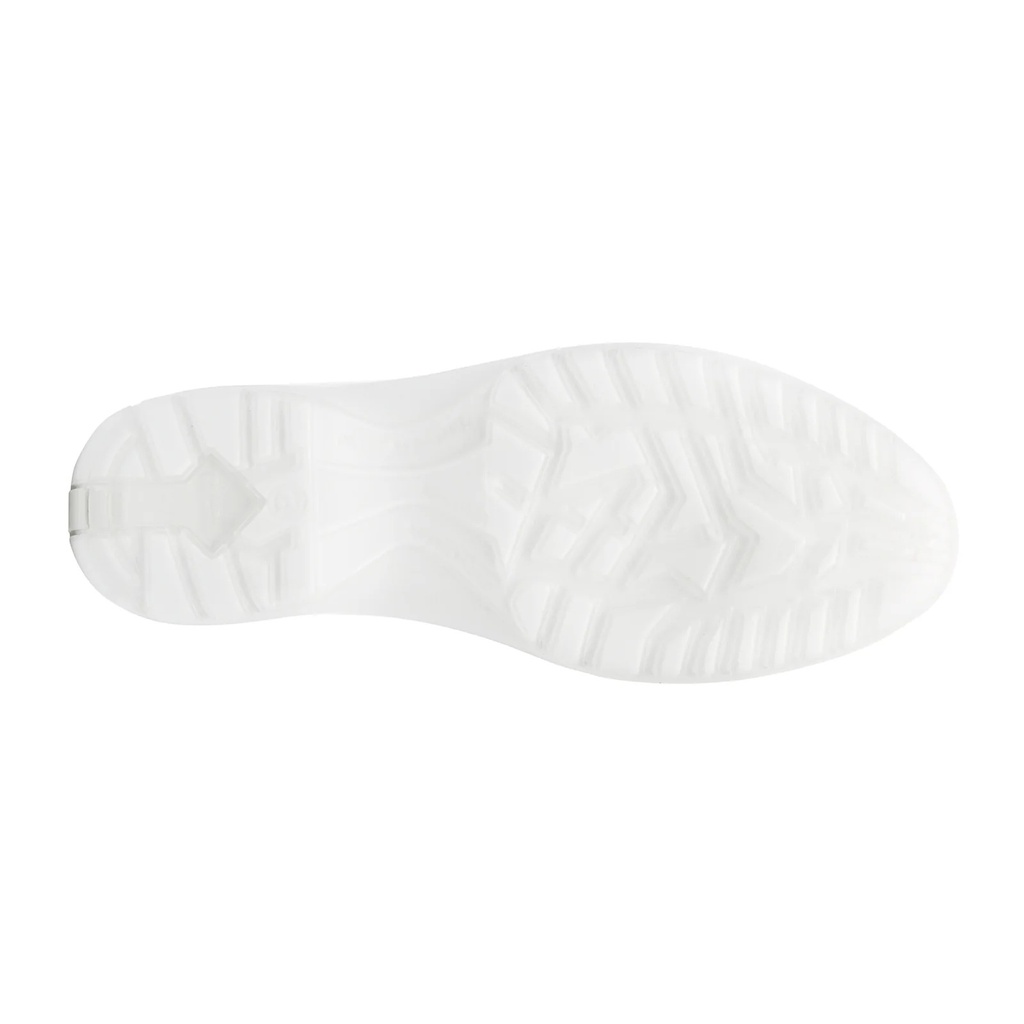 SC707 WHITE BUCKLE Clogs with heel strap OB E A FO SRC (Perforated)