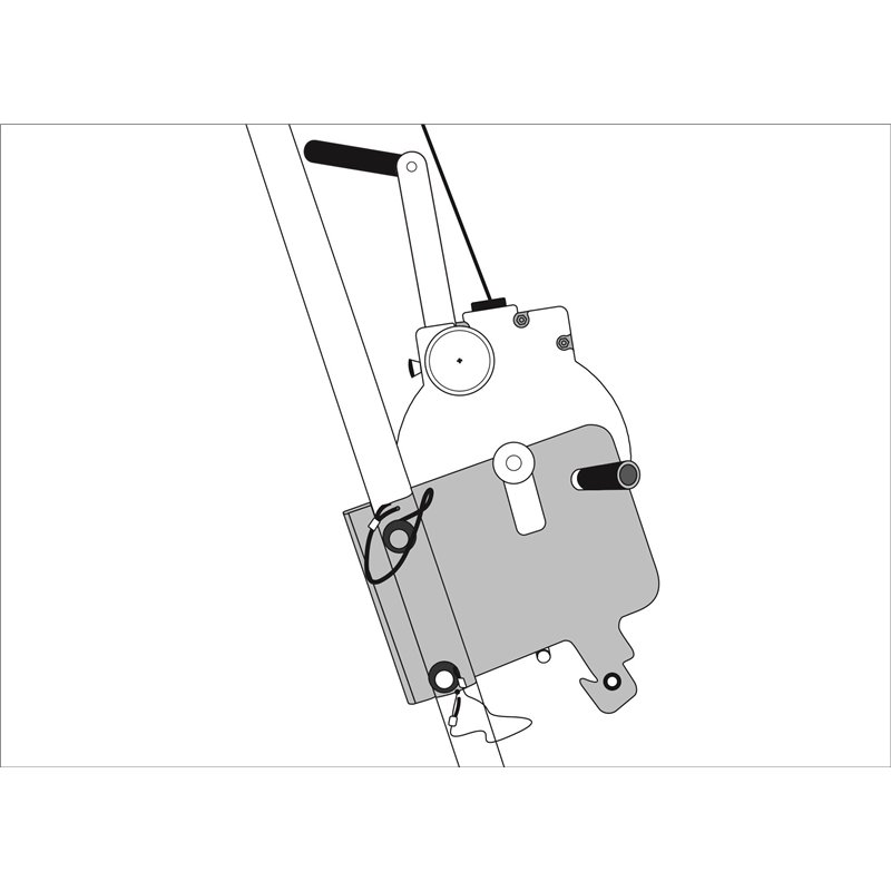 FA 60 001 04 - Tripod adaptation kit for the fall arrester with rescue winch FA 20 401 10 and FA 20 401 10S  