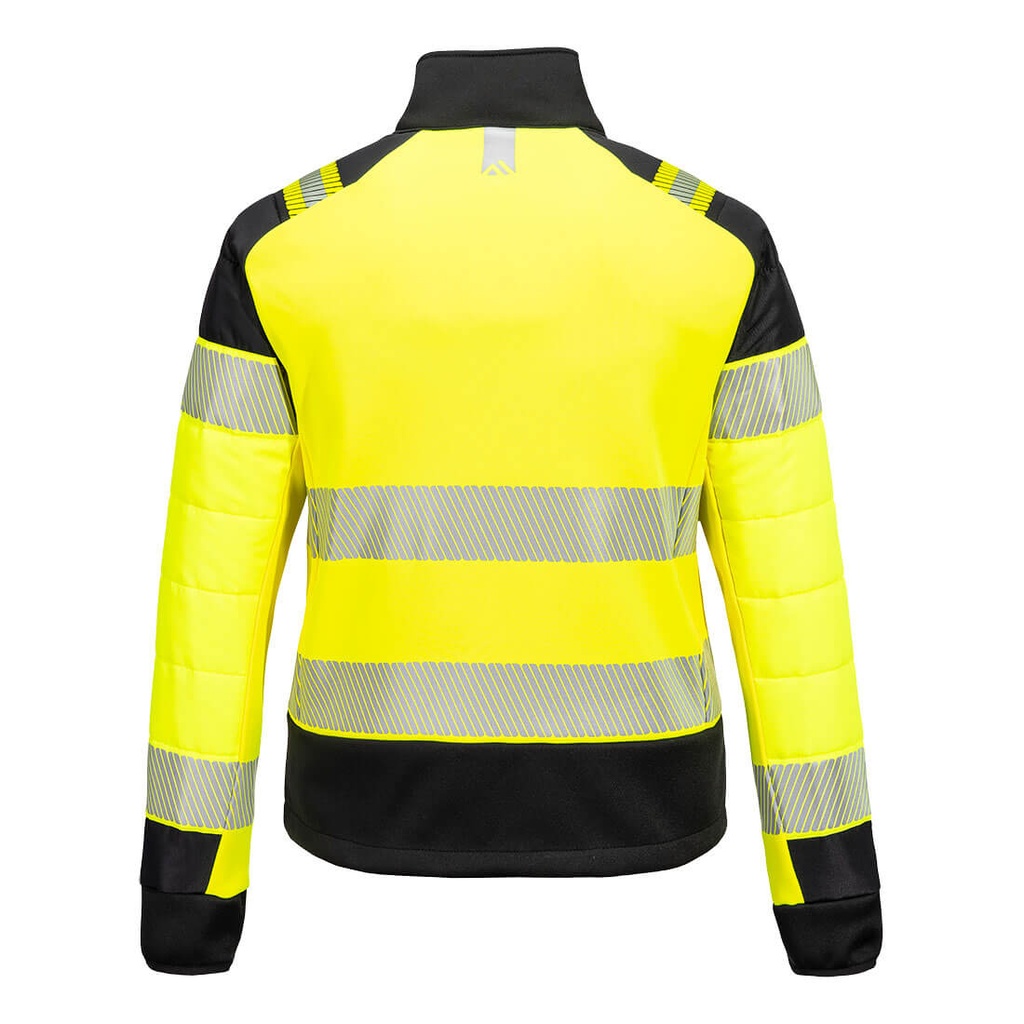 T171 PW3 Hi-Vis Women's Hybrid Baffle Jacket