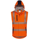 Hi-Vis 2-in-1 Padded Waterproof Breathable Softshell (3L)