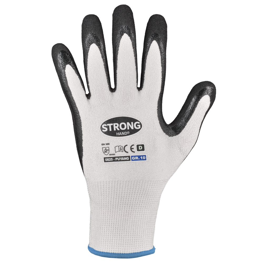 PUYANG Cut Resistant Micro Nitrile Foam Sandy Glove, Cut (D)