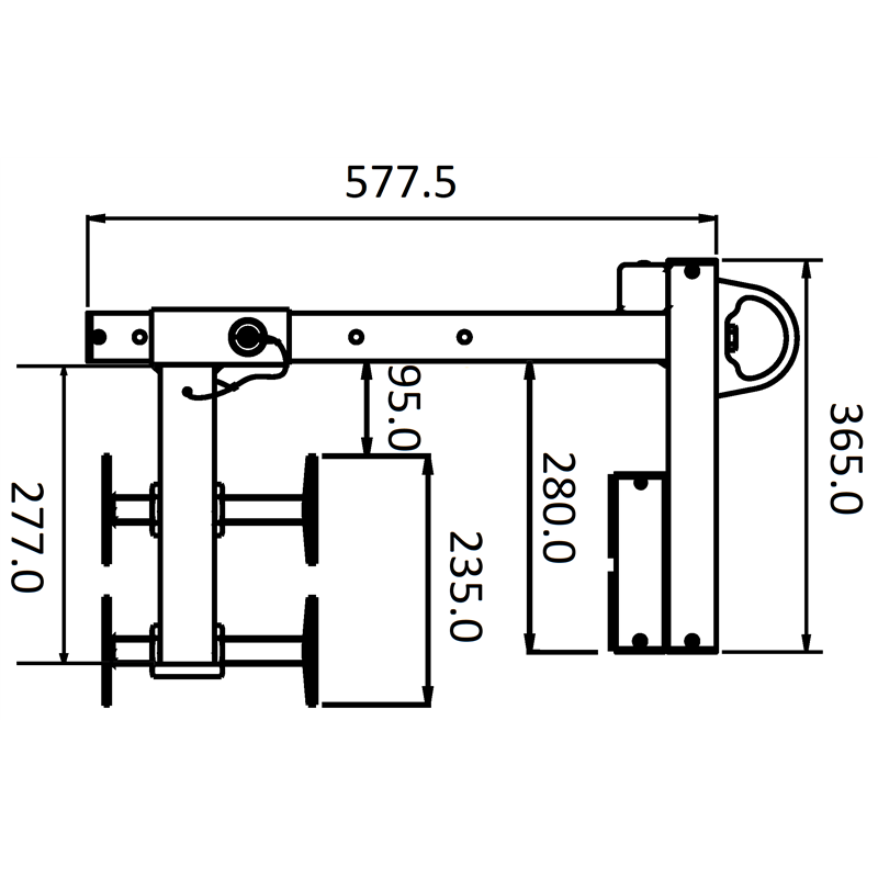 FA 60 010 00 - Anchorage point WALLUTION for parapets