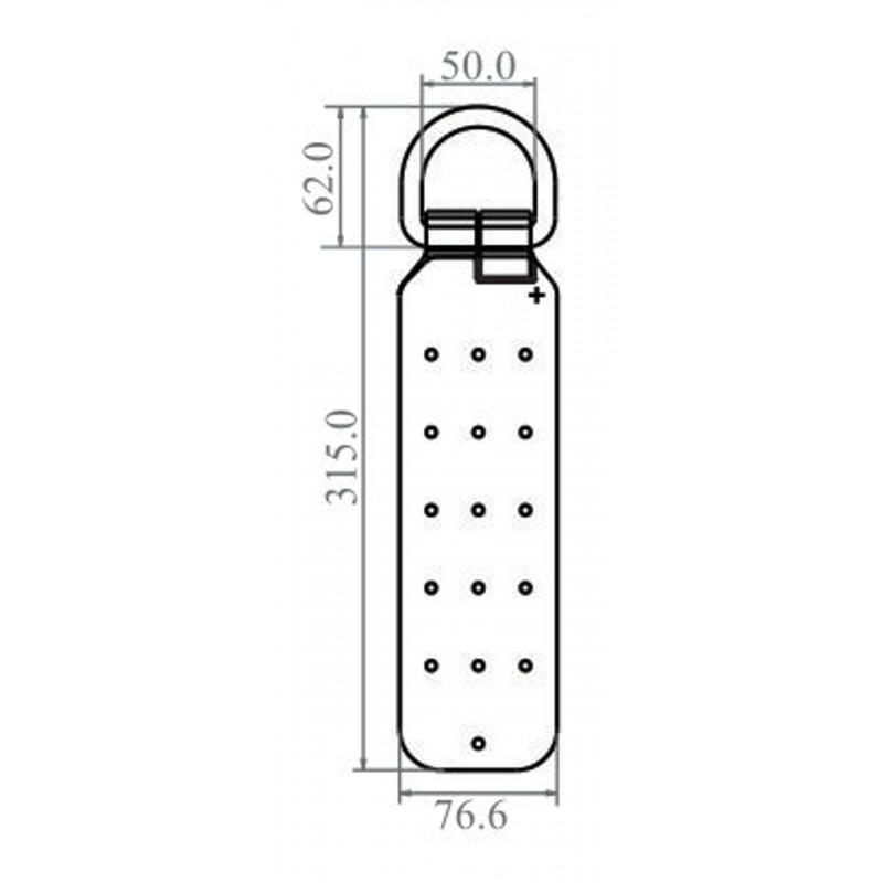 FA 60 012 00 - Hinged Steel Roof Anchor (reusable)