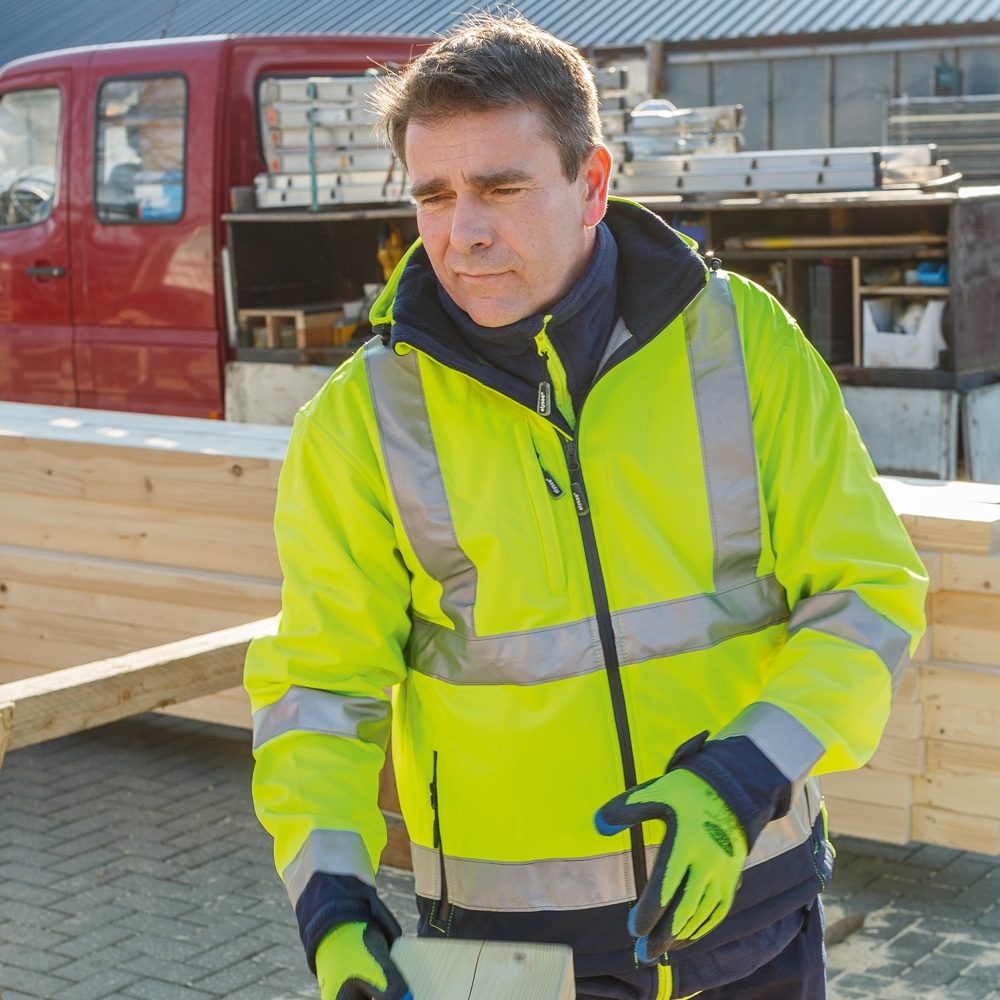 LIAM/BILL Hi-Vis Waterproof Breathable Softshell (3L)