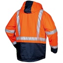 ALF/UDO Hi-Vis Two-Tone 3-in-1 Waterproof Winter Parka Jacket