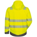 ANDOMAR/HADEMAR Hi-Vis 2-in-1 Padded Waterproof Breathable Softshell (3L), Segmented tape