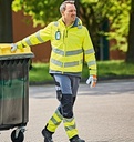 ANDOMAR/HADEMAR Hi-Vis 2-in-1 Padded Waterproof Breathable Softshell (3L), Segmented tape