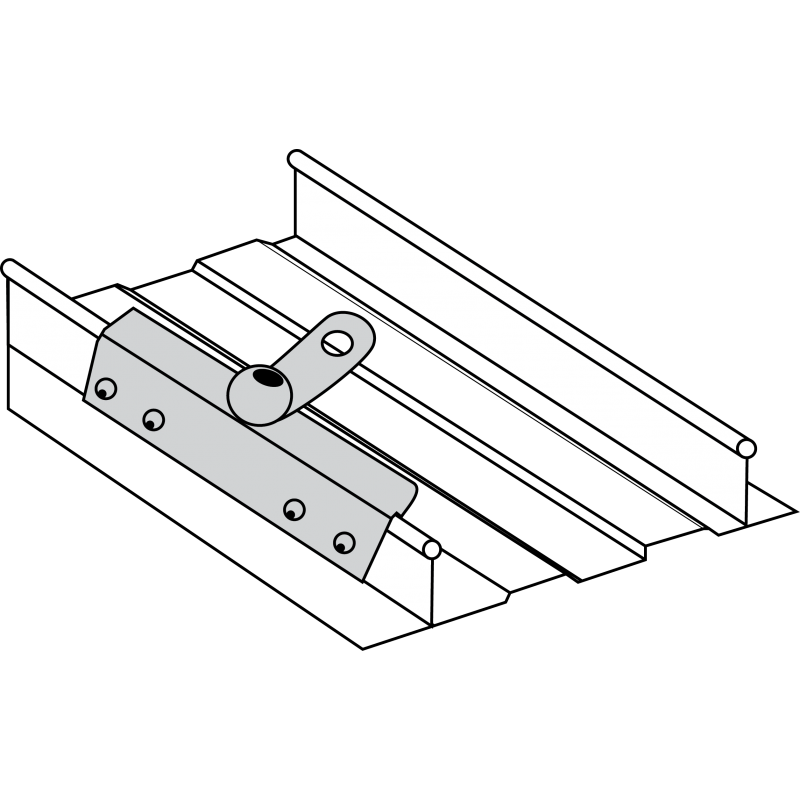 FA 60 034 00 - Aluminium Anchor for standing seam roof  