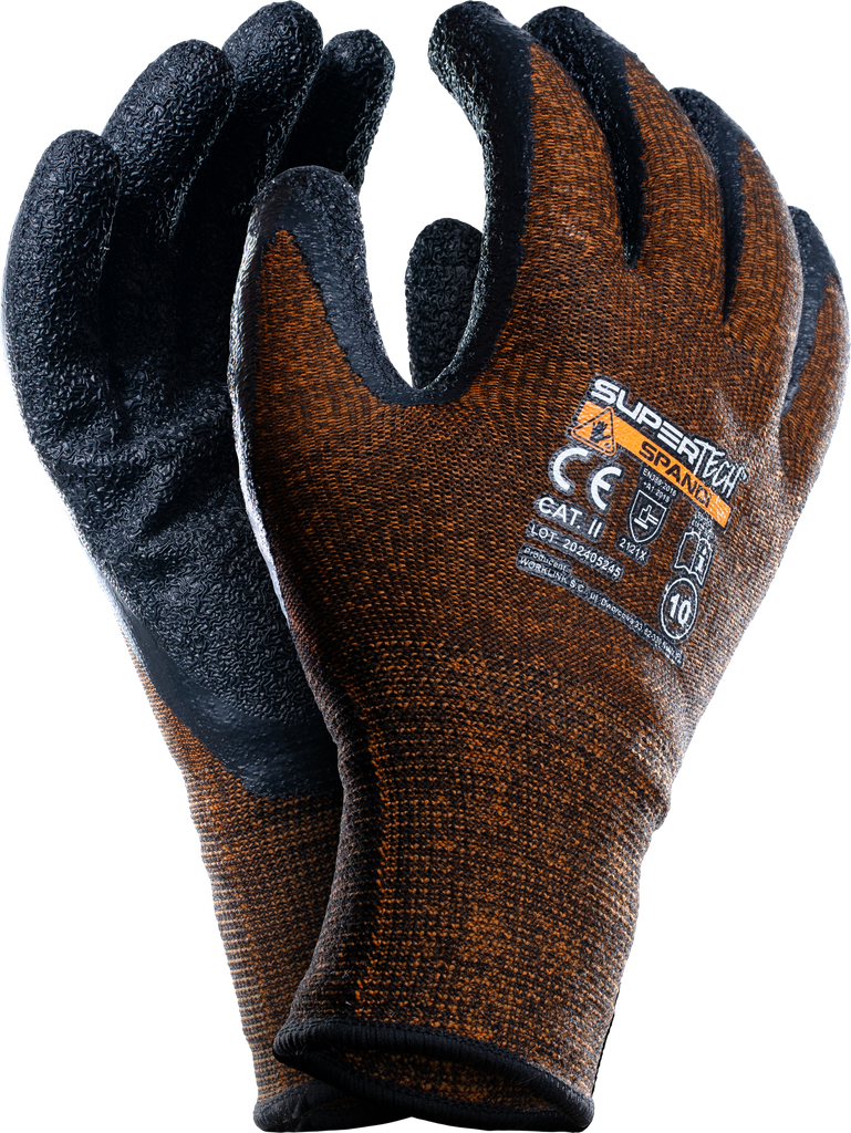 SUPER TECH SPANDI Latex Coated work gloves
