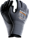 SUPER TECH FLEX + Microfoam Nitrile Coated with PVC dots Safety work gloves