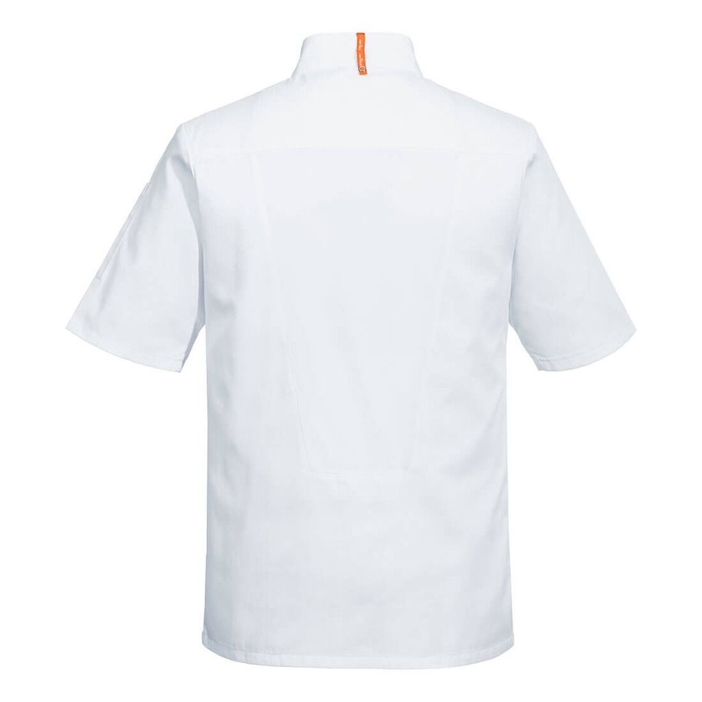 C739 Chef's Mesh Air Pro Asymmetrical Jacket S/S