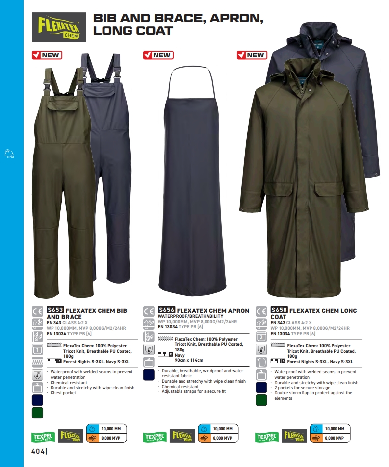 S656 Flexatex Chem Apron