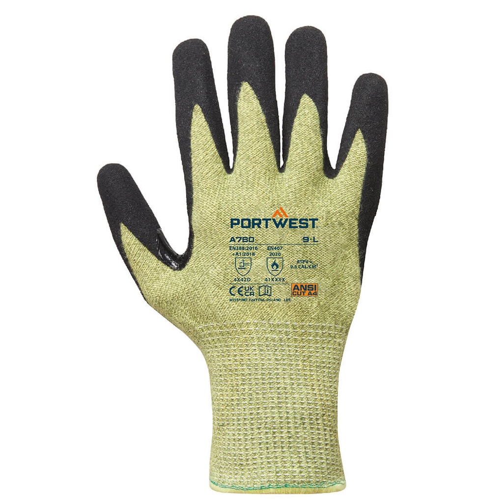 A780 Arc Flash Level 2 (9.5 cal/cm2) Cut D, D13 Glove